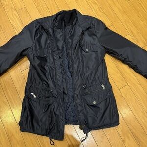 Navy Lightweight Utility Jacket Versace collection